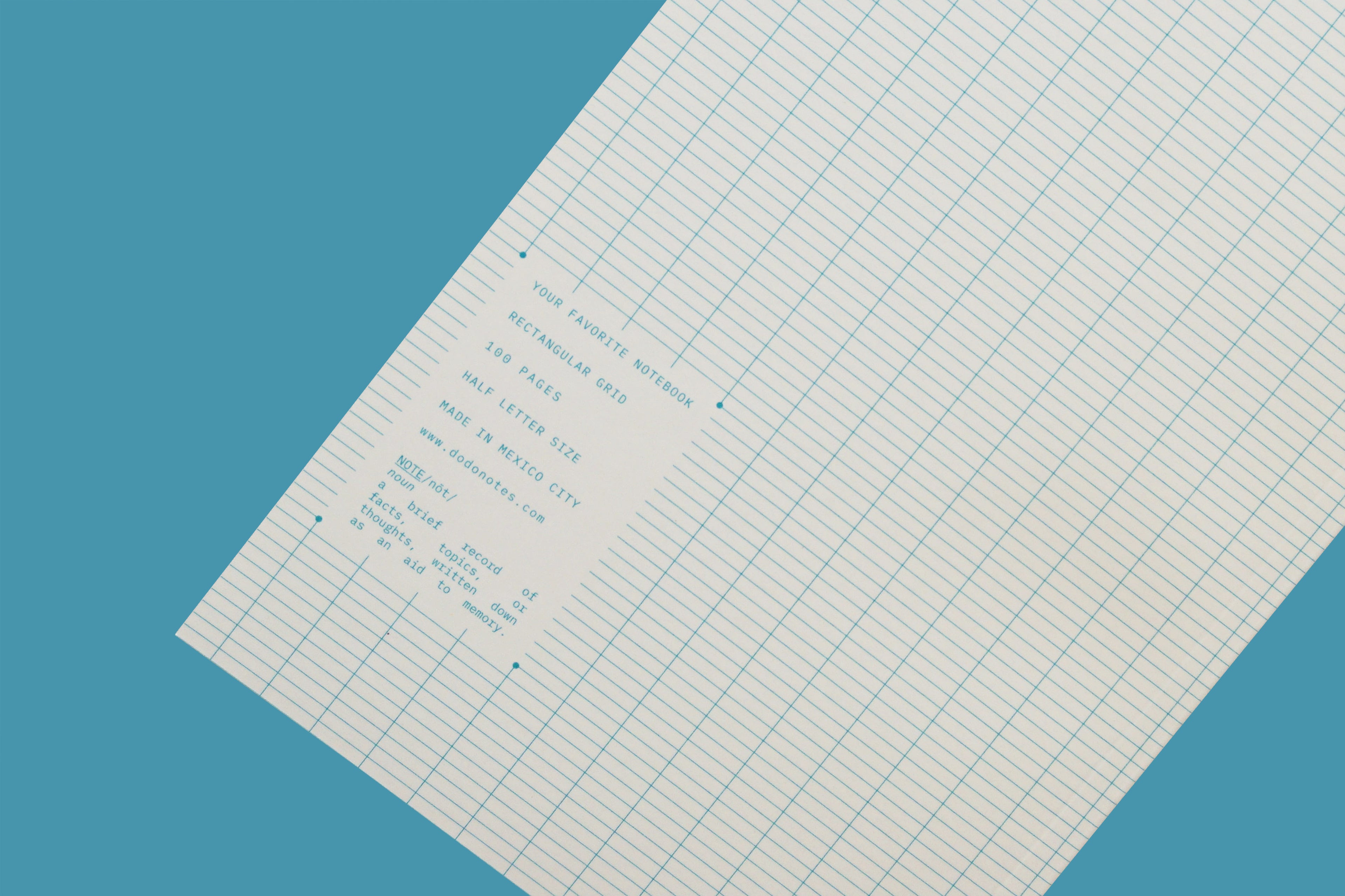 NOTEBOOK NO. 1 AZUL
