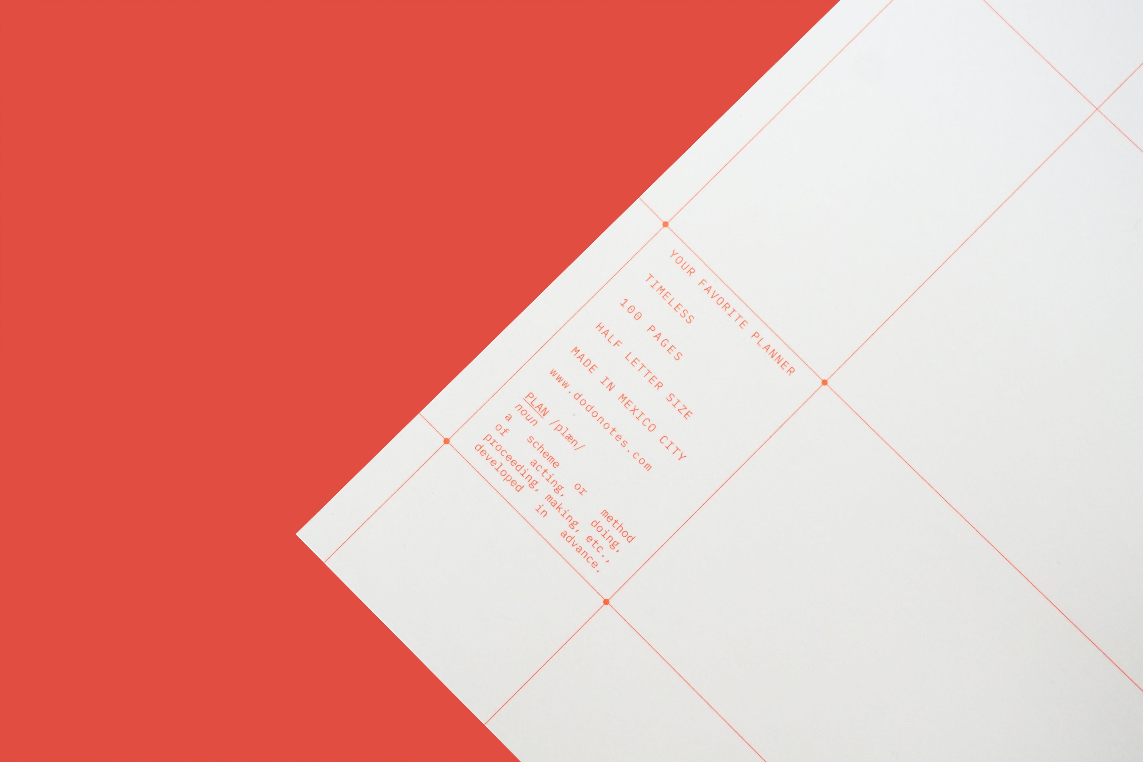 PLANNER ROJO