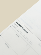 WEEKLY PLANNER