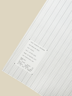 NOTEBOOK NO. 1